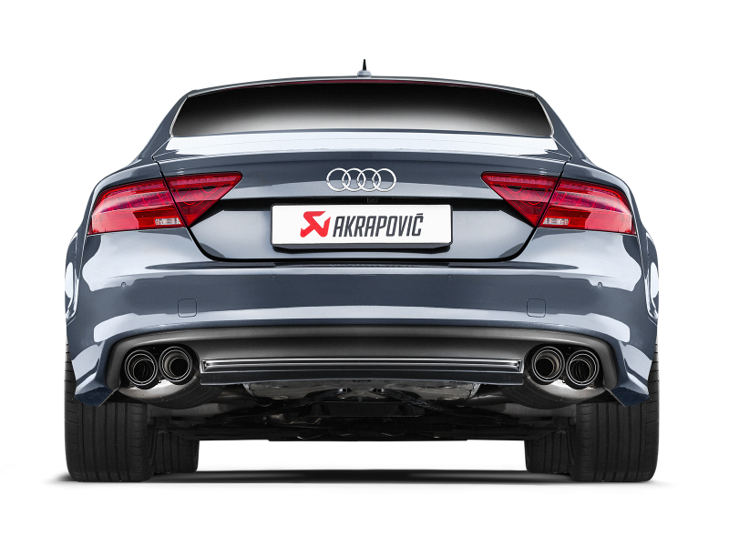 Akrapovic 13-17 Audi S6 Avant/Limousine (C7) Evolution Line Cat Back (Titanium) w/ Carbon Tips (view 6)