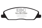 EBC 10-14 Ford Mustang 3.7 Yellowstuff Front Brake Pads (view 3)