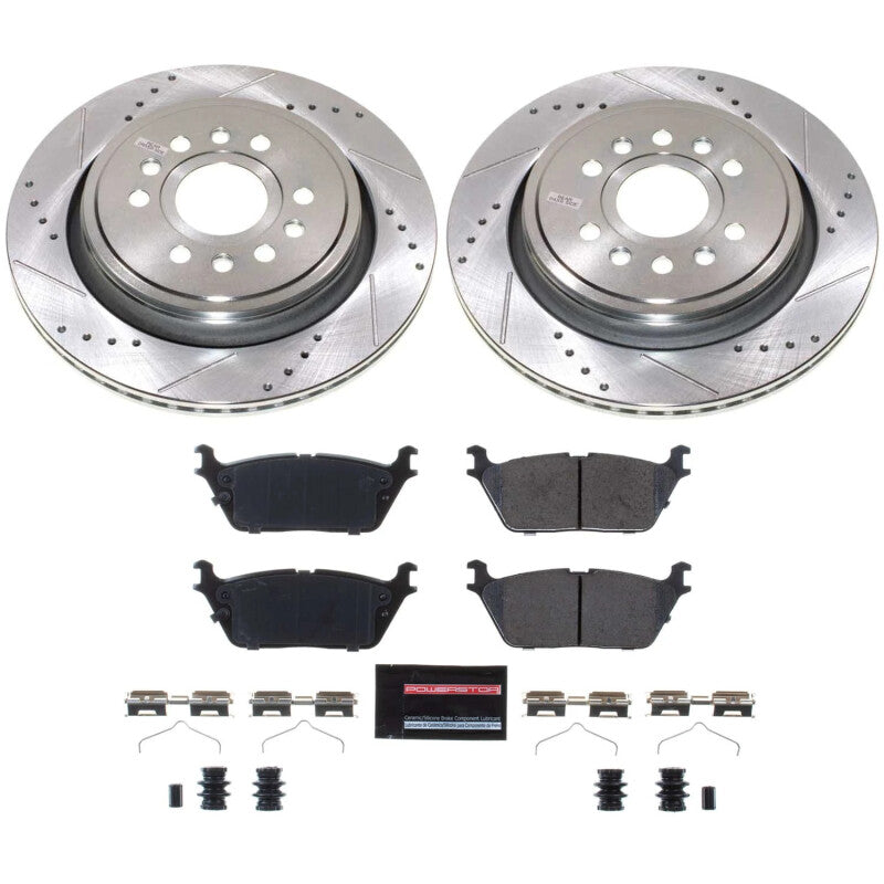 Power Stop 22-23 Jeep Grand Wagoneer Rear Z23 Evolution Brake Kit Main image