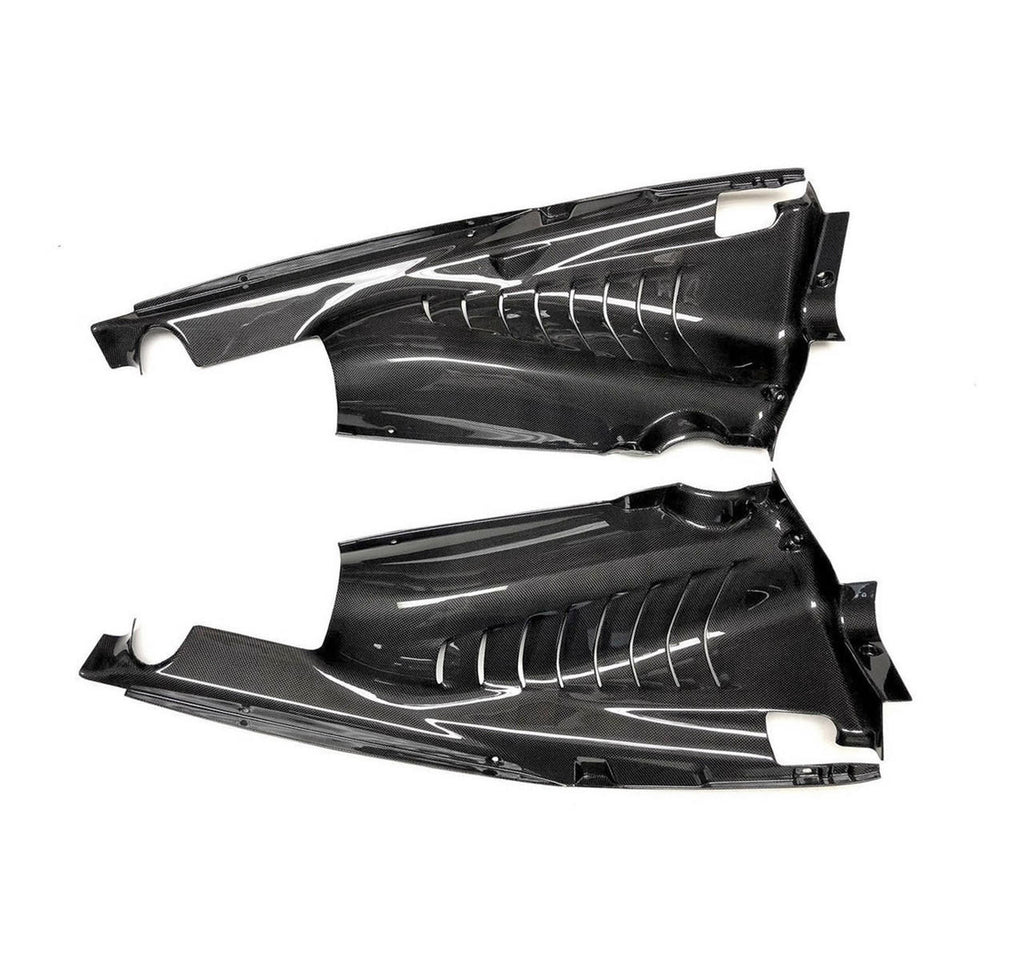 Carbon Fiber Coupe Engine Bay Panels - Ferrari 488 Pista