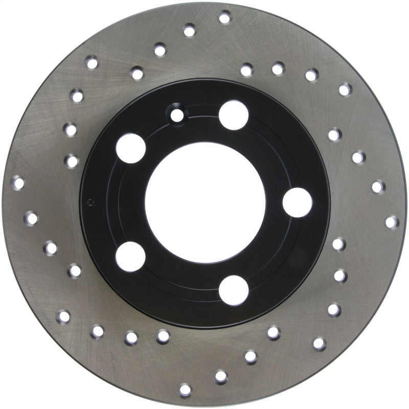 StopTech 00-06 Audi TT Right Rear Drilled Rotor Main image