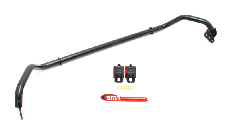BMR 10-12 5th Gen Camaro Front Hollow 29mm Adj. Sway Bar Kit w/ Bushings - Black Hammertone Main image