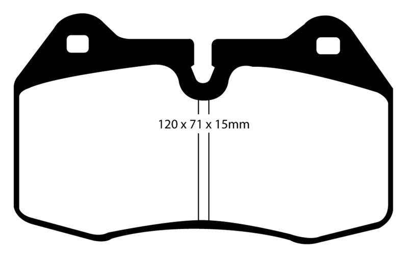 EBC 03-04 Infiniti G35 3.5 (Manual) (Brembo) Bluestuff Front Brake Pads Main image