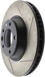 StopTech Power Slot 07-10 Audi Q7 / 03-10 Porsche Cayenne Left Front Slotted Rotor (view 5)