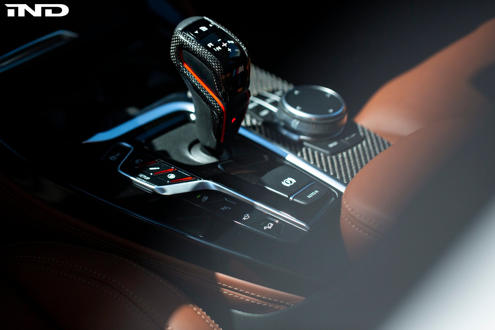 AutoTecknic F9X M5 / X3M / X4M - Carbon Fiber Gear Selector Side Covers Secondary image