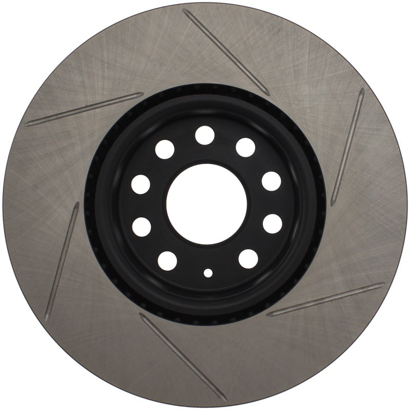 StopTech Power Slot 06-10 Audi A3 / 08-10 TT / 06-09 VW GTI Mlk V/Passat Right Front Slotted Rotor (view 4)