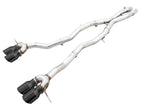 AWE Tuning Track Edition Cat-Back Exhaust for BMW G8X M3/M4 - Diamond Black Tips