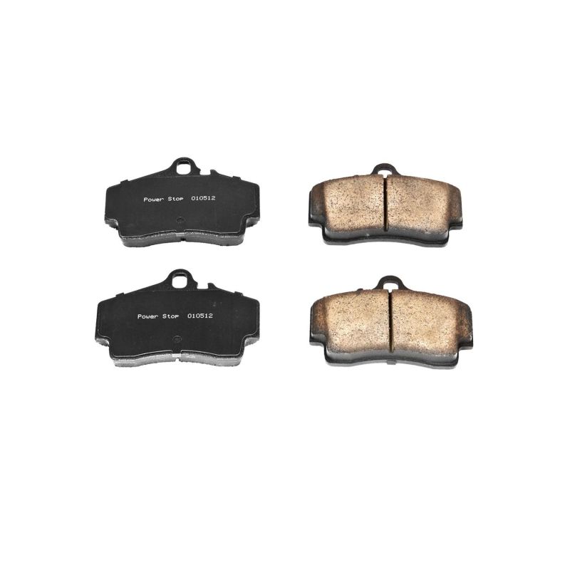 Power Stop 99-08 Porsche 911 Rear Z17 Evolution Ceramic Brake Pads w/Hardware Main image