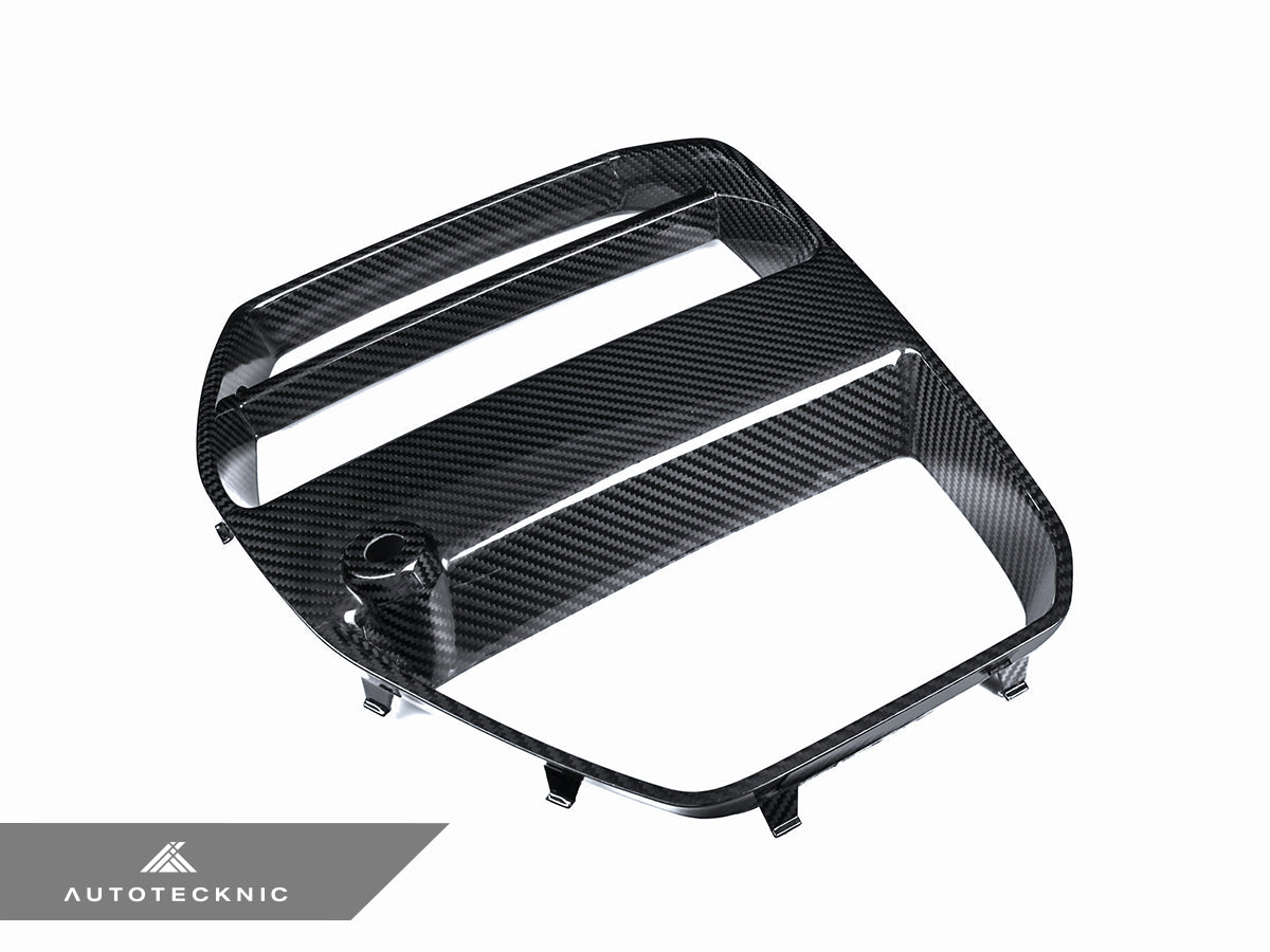 AutoTecknic G8X M3 / M4 Dry Carbon Motorsport V1 Front Grille Secondary image