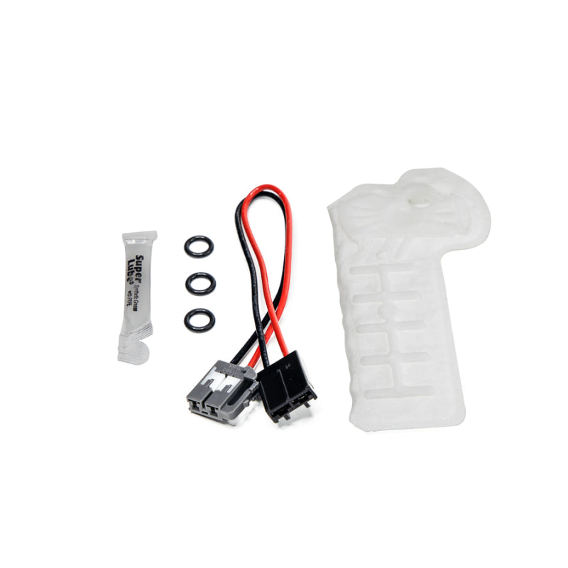 DeatschWerks 2016+ Infinity Q50 340lph Compact Fuel Pump w/o clips w/ 9-1061 install kit Main image