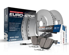 Power Stop 16-20 Audi TT Quattro Rear Euro-Stop Brake Kit