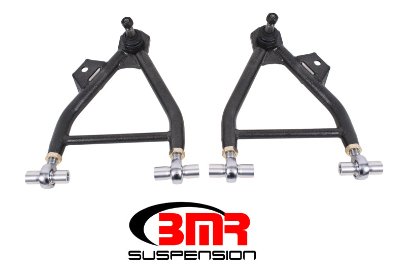 BMR 94-04 Mustang Lower A-Arms (Coilover Only) w/ Adj. Rod End & Tall Ball Joint - Black Hammertone Main image
