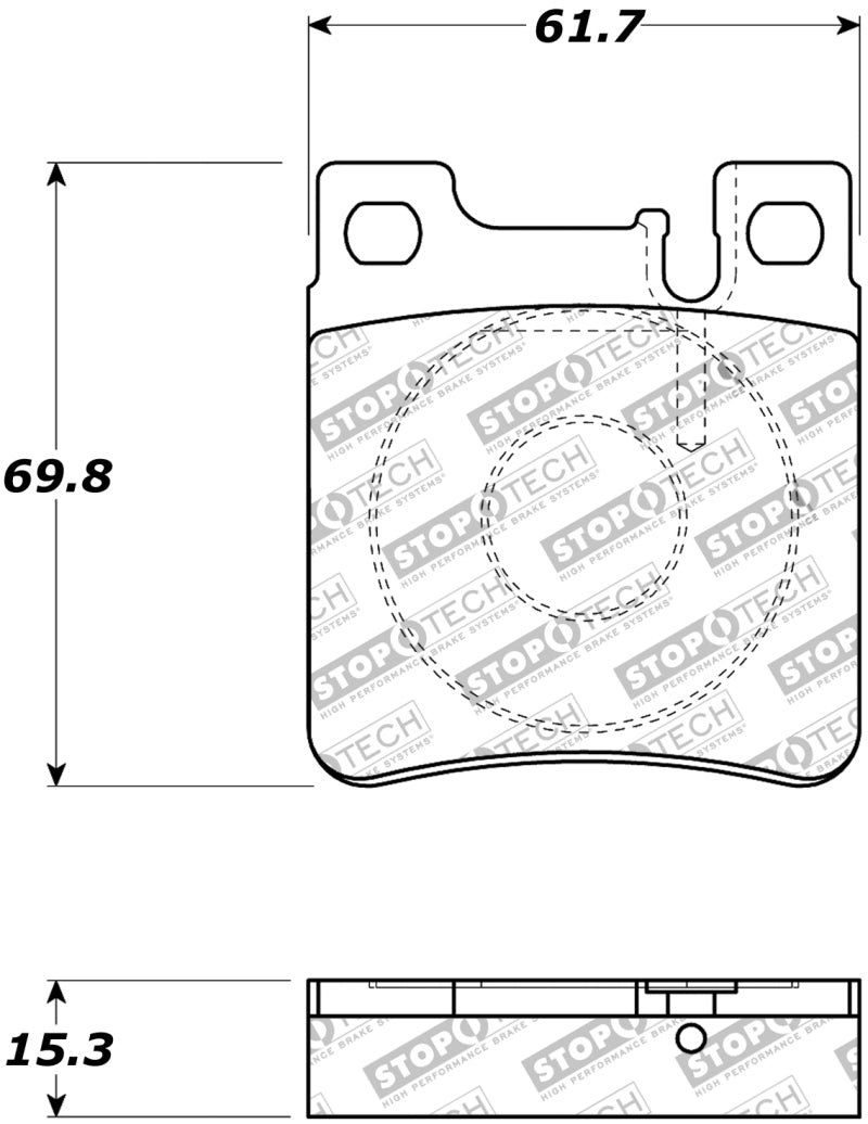 StopTech Street Touring Brake Pads (view 3)
