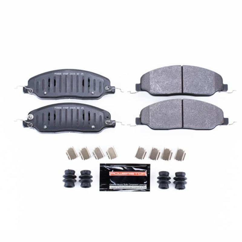Power Stop 11-14 Ford Mustang Front Track Day Brake Pads Main image