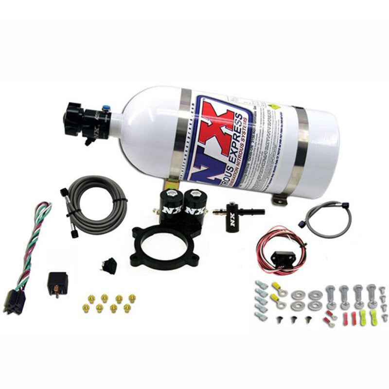 Nitrous Express 2014+ GM 5.3L Truck Nitrous Plate Kit (50-250HP) w/10lb Bottle Secondary image