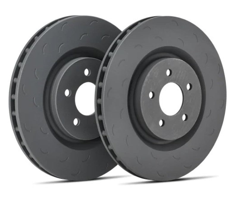 Hawk Talon 03-07 Infiniti G35 / 03-09 Nissan 350Z Slotted-Only Vented 12.68 in Rear Brake Rotor Set (view 3)