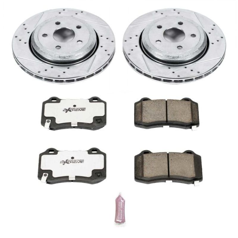 Power Stop 18-19 Dodge Durango Rear Z26 Street Warrior Brake Kit Main image