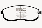 EBC 02-03 Infiniti G20 2.0 Redstuff Front Brake Pads (view 3)