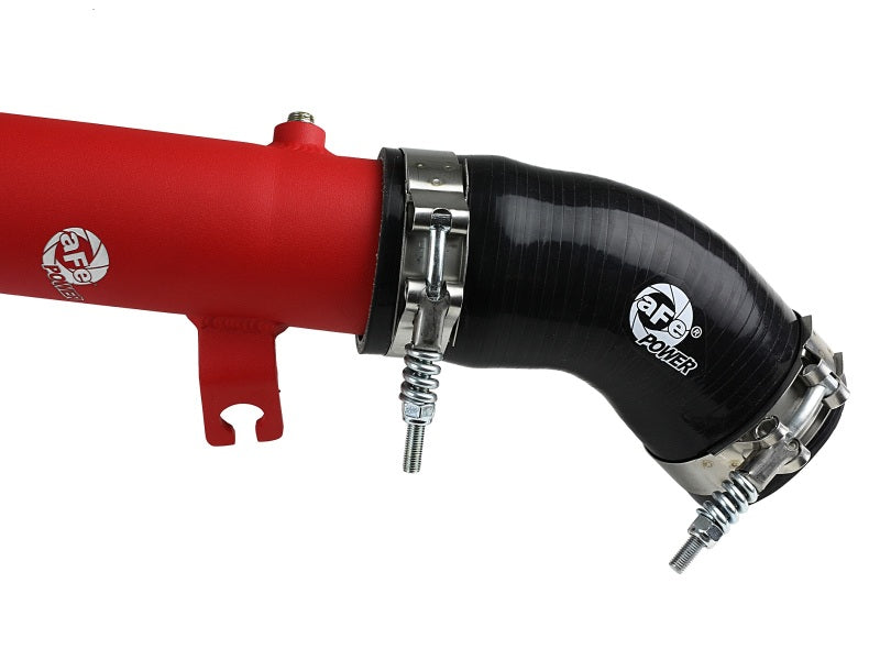 aFe BladeRunner 2.5in Aluminum Hot Side Charge Pipe 15-20 Subaru WRX 2.0T - Red (view 3)