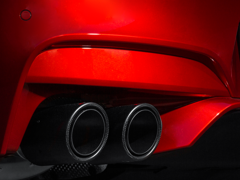 Akrapovic 11-17 BMW M5 (F10) Tail Pipe Set (Carbon) (view 3)