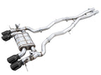 AWE Tuning SwitchPath Cat-Back Exhaust for BMW G8X M3/M4 - Diamond Black Tips