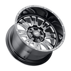 Weld Slingblade 20x10 / 6x135 / 4.75 BS / 106.1 HB - Gloss Black Milled - Non-BL Wheel (view 3)