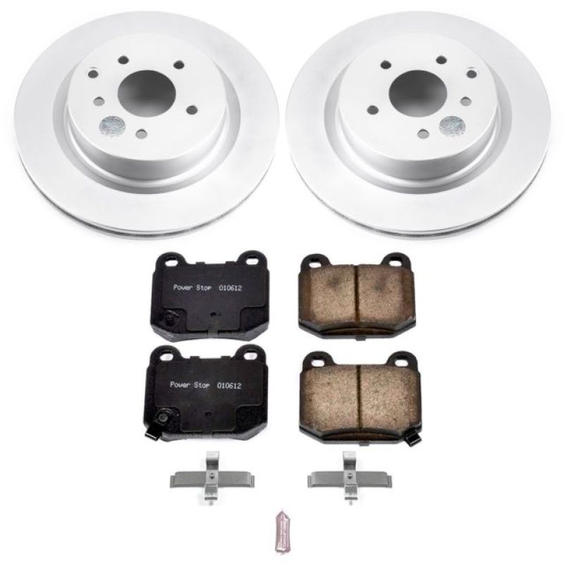 Power Stop 03-04 Infiniti G35 Rear Z17 Evolution Geomet Coated Brake Kit Main image