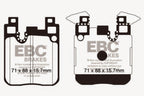 EBC 14+ BMW 228 Coupe 2.0 Turbo Brembo calipers Ultimax2 Rear Brake Pads (view 2)