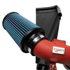 Injen 21-22 Toyota Supra 2.0L 4 Cyl. SP Short Ram Air Intake System - Wrinkle Red