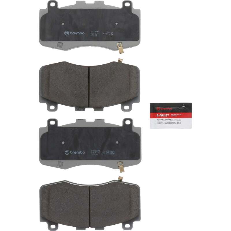Brembo OE 21-24 Dodge Durango/19-21 Jeep Grand Cherokee PRIME Ceramic Brake Pad - Front (view 2)
