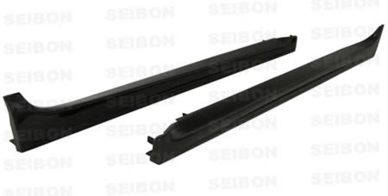 Seibon 08-09 Mitsubishi Evo X OEM-style Carbon Fiber Side Skirts Main image