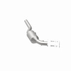MagnaFlow Direct Fit Catalytic Converter 01-05 Porsche 911 3.6L Front Right (California) (view 15)