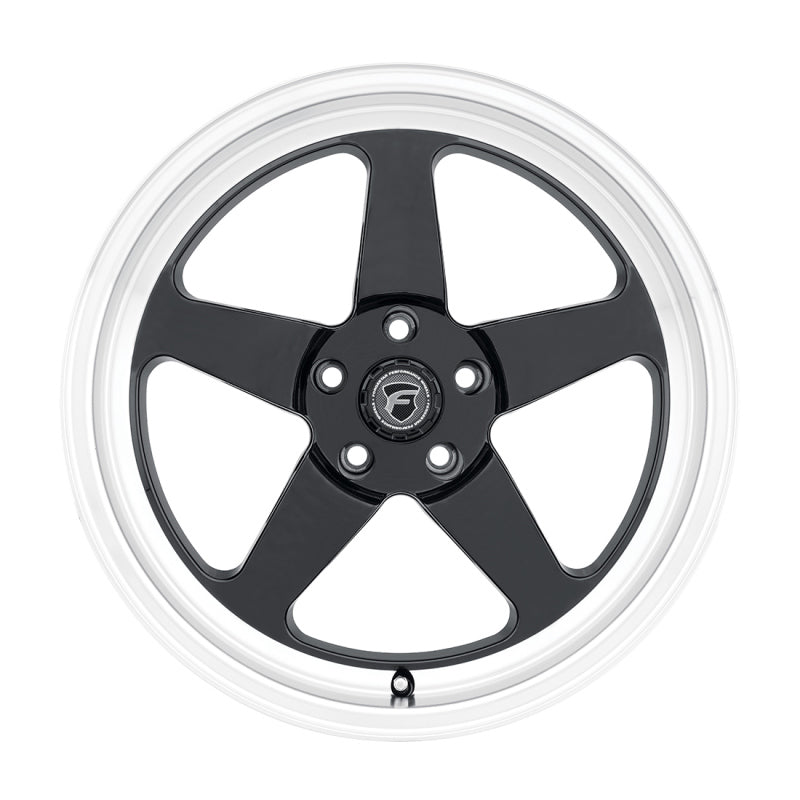 Forgestar D5 Drag 18x12 / 5x120.65 BP / ET50 / 8.5in BS Gloss Black Wheel (view 2)