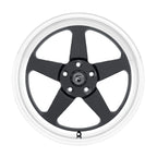 Forgestar D5 Drag 18x12 / 5x120.65 BP / ET50 / 8.5in BS Gloss Black Wheel (view 2)