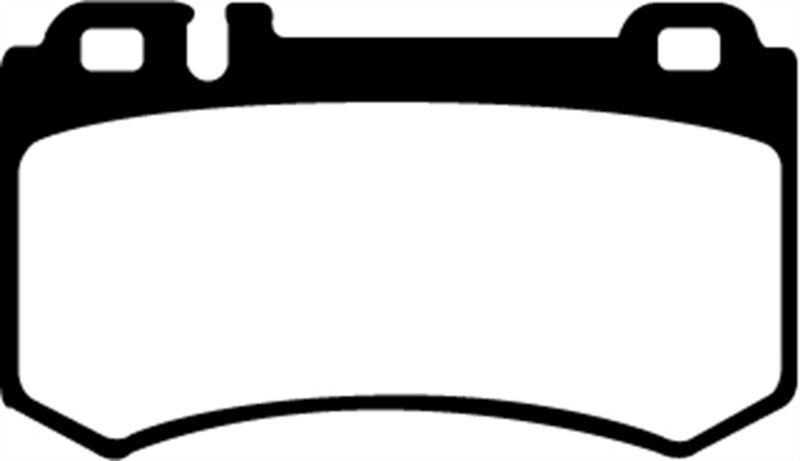 EBC 03-06 Mercedes-Benz CL55 AMG 5.4 Supercharged Yellowstuff Rear Brake Pads Main image