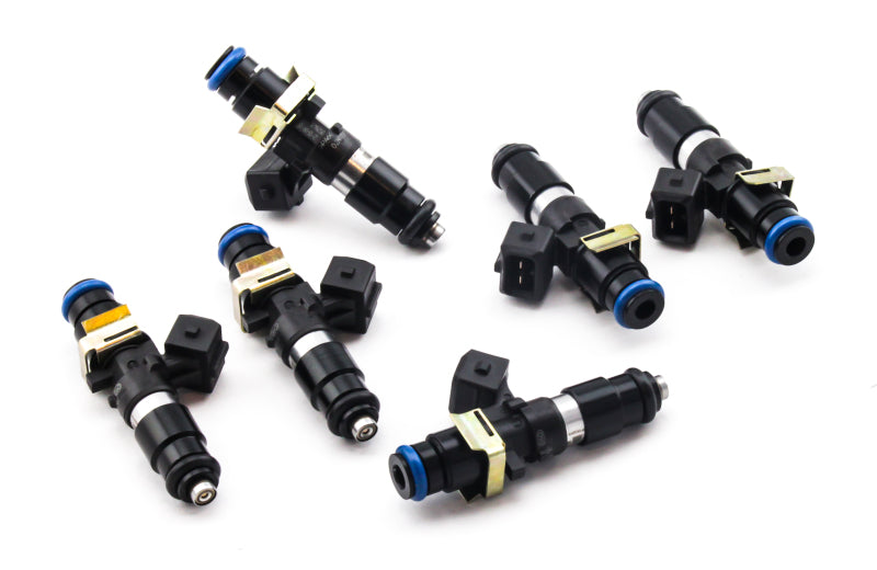 DeatschWerks 93-98 Toyota Supra TT (14mm O-Ring for Top Feed) Bosch EV14 1200cc Injectors (Set of 6) Main image