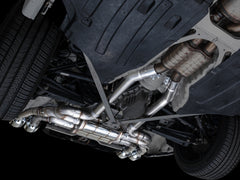 AWE Tuning 20-25 BMW X3 M/M Comp (F97) AWD SwitchPath Axle-Back Exhaust - Chrome Silver Tips