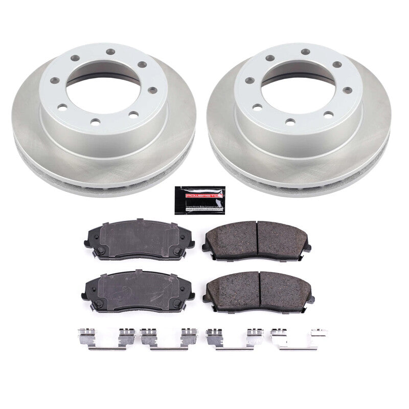 Power Stop 05-08 Dodge Magnum Front Semi-Coated Rotor Kit Main image