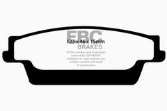 EBC 06-07 Cadillac CTS 2.8 (Sports Suspension) Ultimax2 Rear Brake Pads