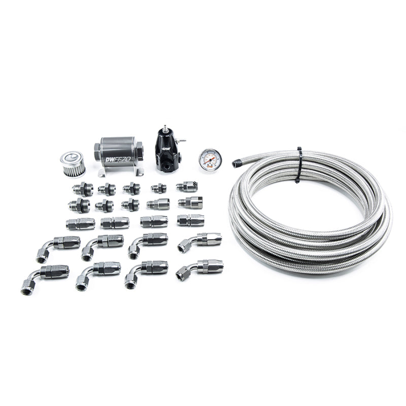 DeatschWerks 10-15 Chevy Camaro X2 Series Pump Module -6AN CPE Plumbing Kit Main image