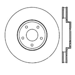 StopTech 06-07 350Z / 05-07 G35 exp Sport/ 06-07 G35X SportStop Slotted & Drilled Front Right Rotor