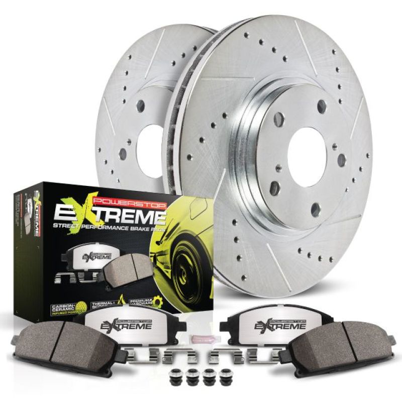 Power Stop 2017 Buick Regal Front Z26 Street Warrior Brake Kit (view 2)