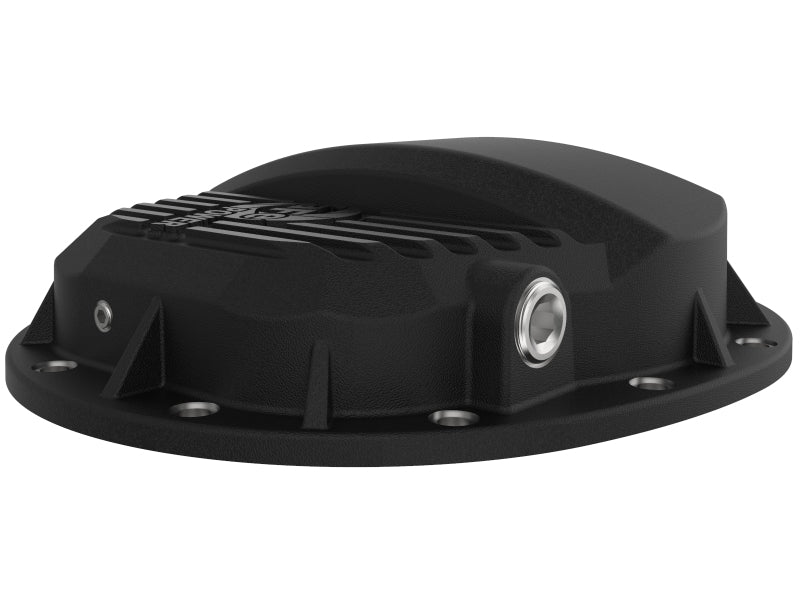 aFe Pro Series GMCH 9.5 Rear Diff Cover Black w/ Machined Fins 19-20 GM Silverado/Sierra 1500 (view 3)