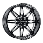 Weld Cheyenne W132 Series 20x12 / 8x165.1 BP / -44 Offset / 4.75 BS - Gloss Black MIL
