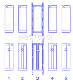 King Engine Bearings BMW N20/B20 Crankshaft Main Bearings