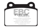 EBC 08-16 Mitsubishi Lancer Evo 10 2.0 Turbo (1 piece rotor) Bluestuff Rear Brake Pads (view 2)