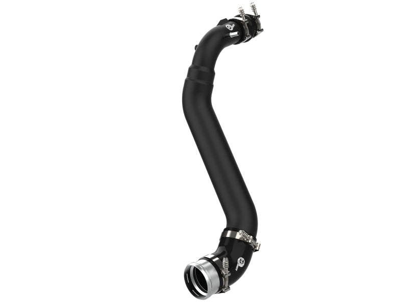 aFe Bladerunner Intercooler Cold Charge Pipe Black 3.5-2.75in 2021+ Ford F-150 V6-2.7L (tt) Main image