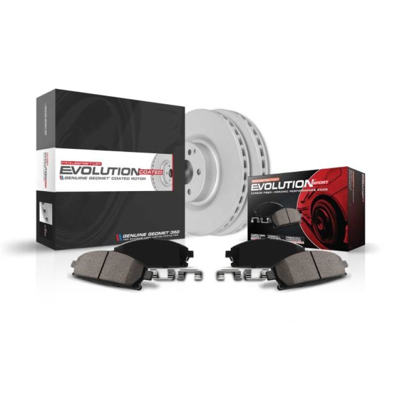 Power Stop 00-06 Audi TT Quattro Rear Z23 Evolution Sport Coated Brake Kit (view 2)