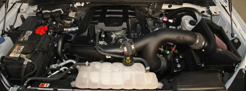 K&N 15-16 Ford F-150 2.7L V6 F/I AirCharger Intake Kit (view 3)
