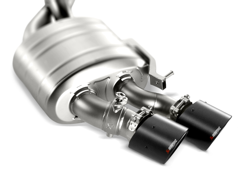 Akrapovic 13-17 Audi S6 Avant/Limousine (C7) Evolution Line Cat Back (Titanium) w/ Carbon Tips (view 7)